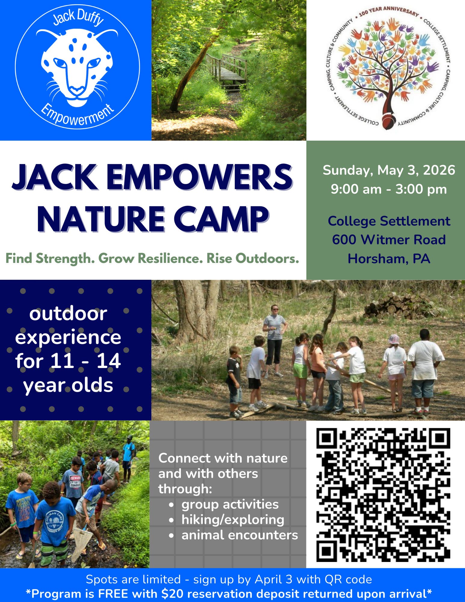 Jack Empowers Nature Camp