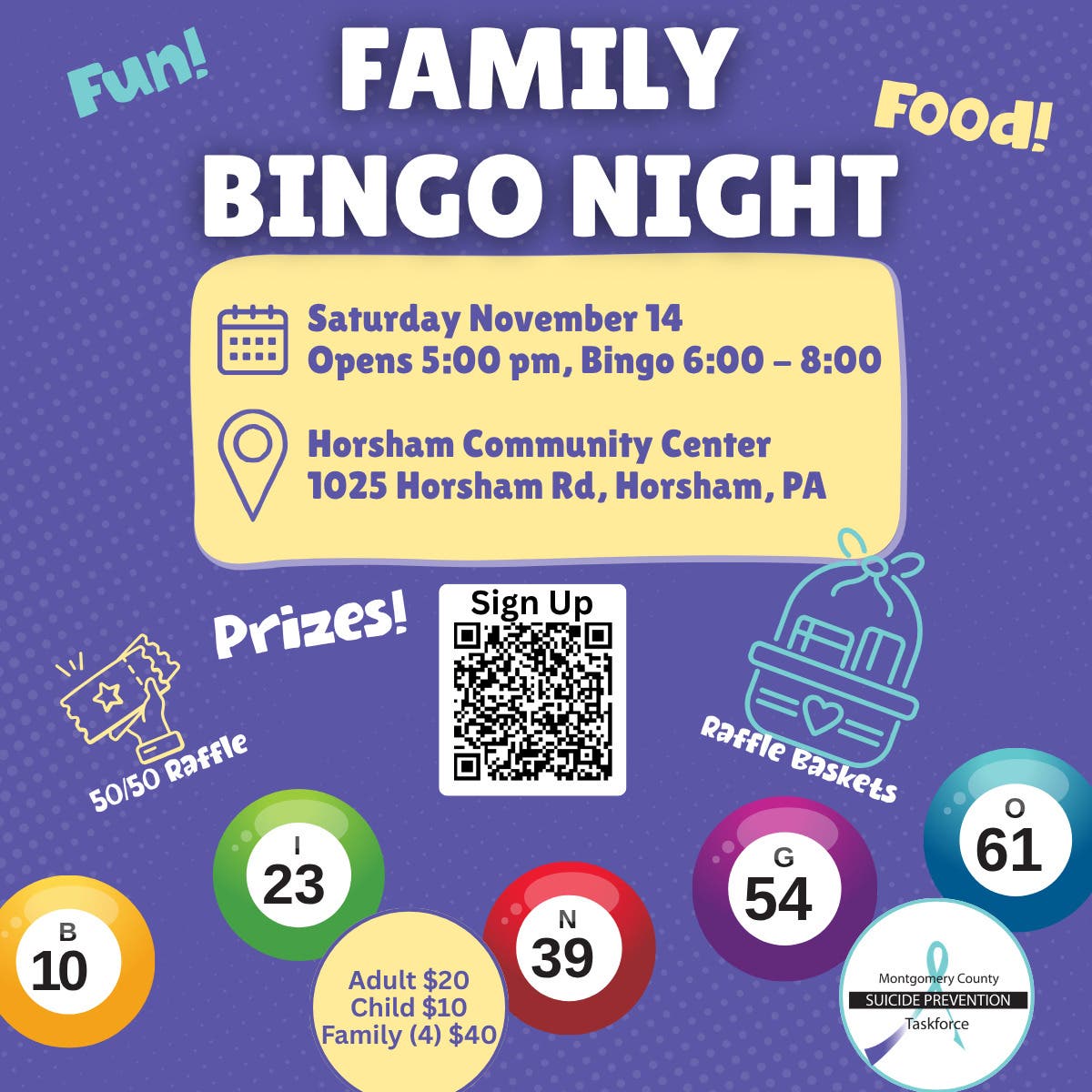 Family Bingo Night