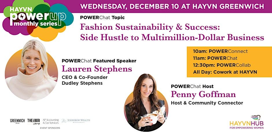 HAYVN POWERUp: Featuring POWERChat Speaker Lauren Stephens, CEO & Co-Founder Dudley Stephens