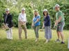Pictured here, from left: Ewing Township’s Mayor Bert Steinmann; Benebone Partner and CFO Jim Toolan; Habitat BMC CEO Lori Leonard; Mercer County Commissioner Lucylle Walter; and Benebone CEO Peter Toolan.