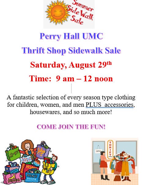 Thrift Shop Super Summer Sidewalk Sale