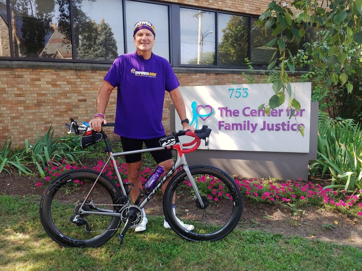 Alan Masarek's Coast to Coast Ride is Dedicated to Benefitting The Center for Family Justice's Empower House Project to Build a New Domestic Violence Safe House in 2022.