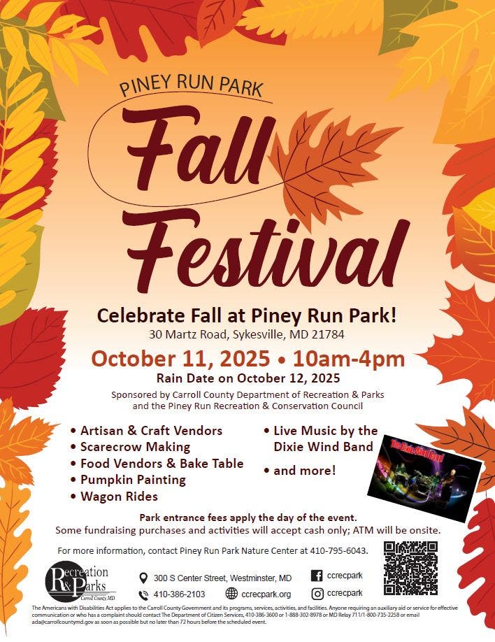 Piney Run Park Fall Festival