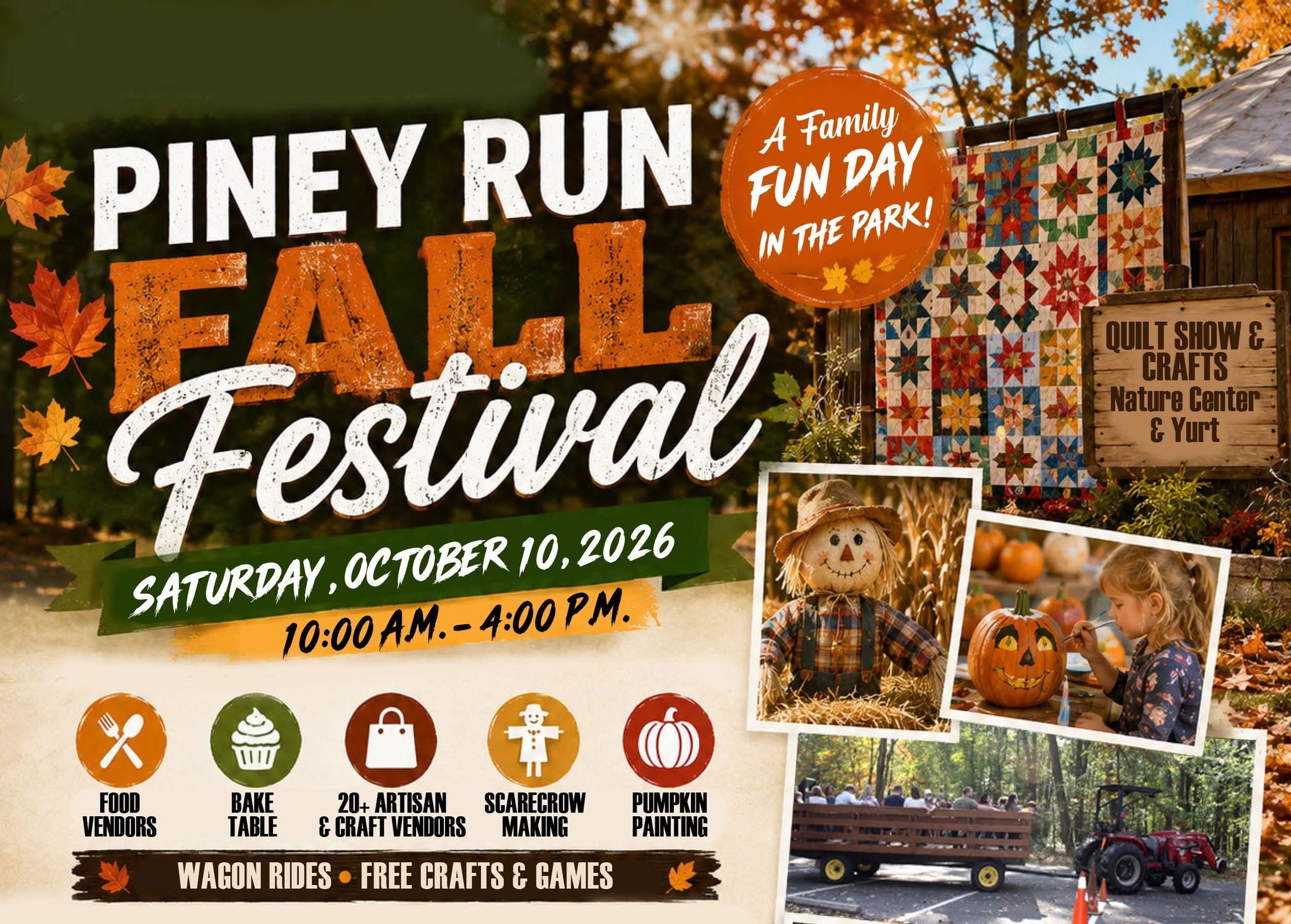 2026 Piney Run Park Fall Festival