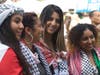 Egyptian and Palestinian American friends at the bazaar.