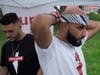 Friends who work for Pure Pali, an apparel line that donates a percentage of their proceeds to helping Palestine.