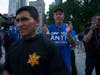 Nearly 300 came to the rally in City Hall Park in lower Manhattan.