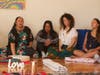 Aunty Ivy (left) leads the ceremony at Golden Drum.