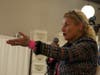 Karin Freudenthal, friend of Joudeh, and United Nations staff member of the Department of Peace Operations, spoke with Joudeh in the Q&A session.