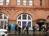 Protestors demonstrated outside the building hosting the China Conference: United States in Manhattan, New York. 