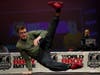 Bboy Boogie B of Minnesota danced on stage.