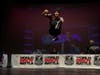 Bboy Grzlla danced on stage.