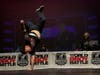 Bboy Bugy held a freeze.