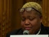Beverly Smith, a labor trafficking survivor, shared her story of struggle and freedom. Smith who is from the nation of Jamaica encountered trafficking when she moved to New York City. She is a member of Safe Horizon’s Anti-trafficking Program. 