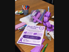 The Purple Promise Project materials, where the community can make promises and donations to support those impacted by Alzherimer's