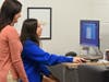 Jenny Diamond, CEC's Director of School Counseling, sits with CEC Senior Daniela Pirri to walk through the Common App process.