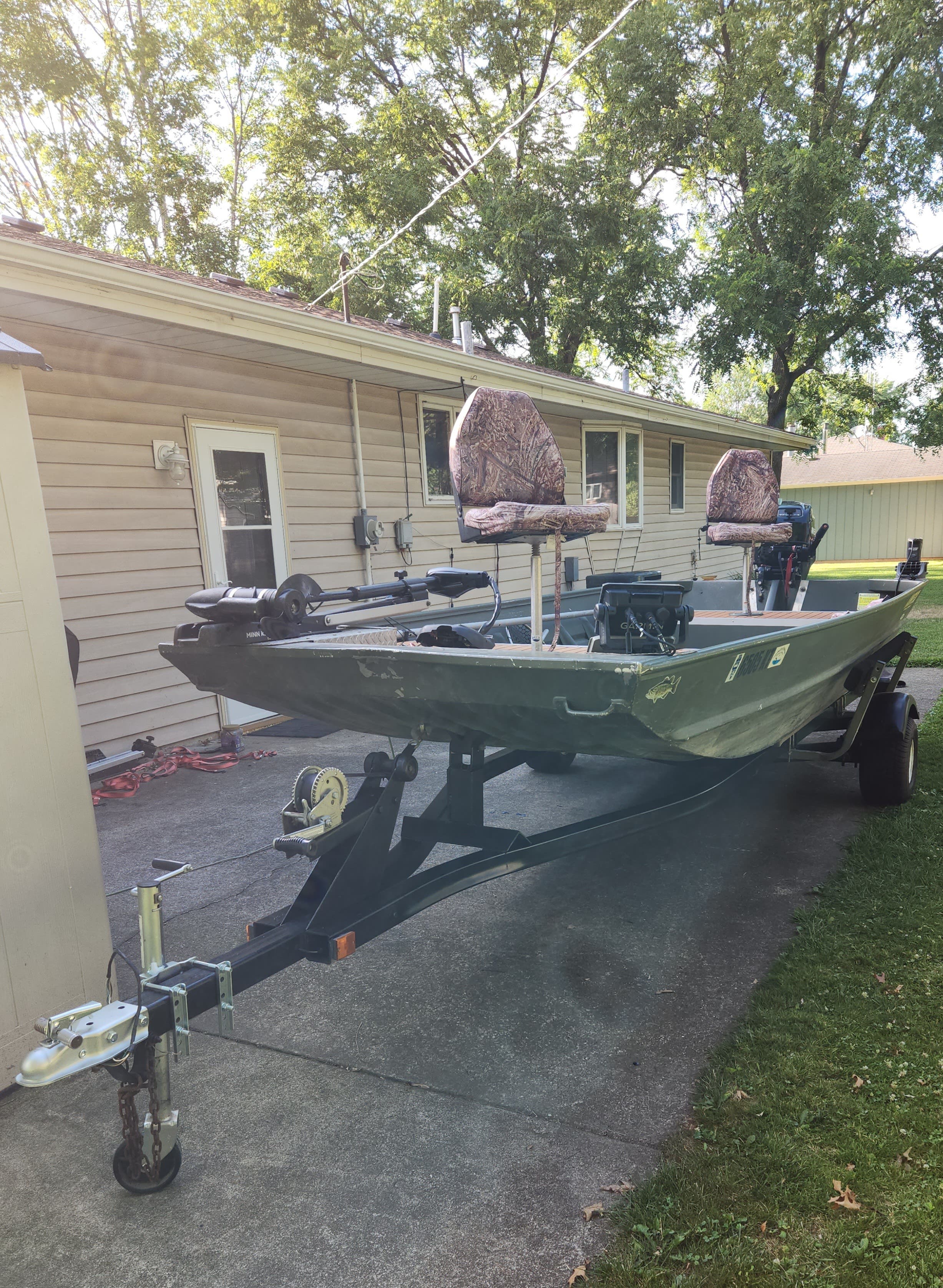 Alweld 1552 jet boat. 