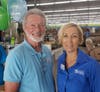 Manatee Habitat Board Chair Roger Arnholt and Manatee Habitat CEO Diana Shoemaker at the ReStore celebration.
