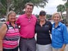 Manatee Habitat’s Amy Van Dell, Bob Harrigan of ABC 7, golf legend Jan Stephenson and Diana Shoemaker, CEO, Manatee Habitat for Humanity.