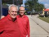 First Habitat home funded by Bradenton Kiwanis under then-president Richard Gross with current Kiwanis president and Bank of America sponsor Mike McCoy.