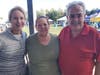 The “first” Habitat family Susie Walters, the organization’s founding president, Dick Gross from Kiwanis Bradenton who helped fund the first home, and the very first Manatee Habitat homebuyer Hilda Futch Reaves.