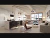 Residences feature renovated kitchens with custom cabinetry, quartz countertops and appliances from Fisher & Paykel and Bosch, along with oak flooring, in-unit laundry, new bathrooms and additional storage.