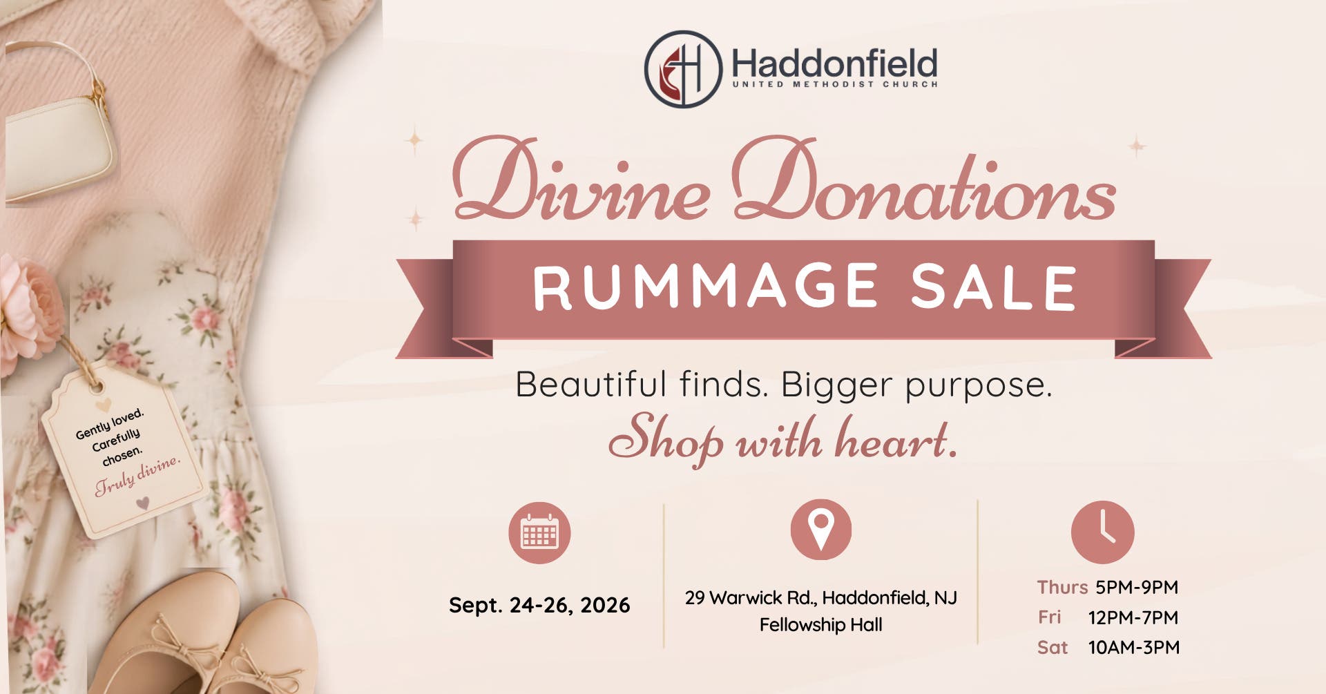 Divine Donations Rummage Sale at Haddonfield UMC