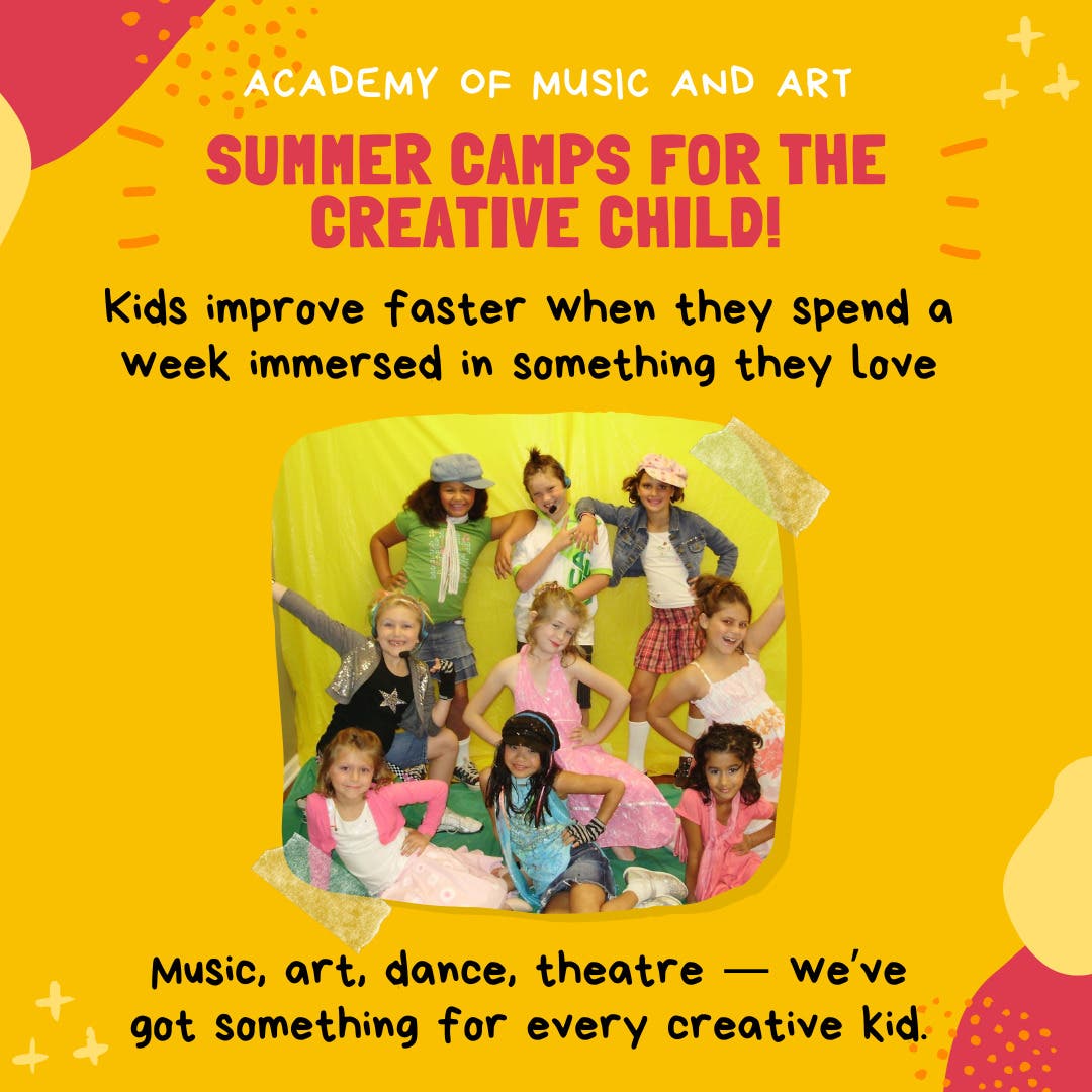 ☀️ Summer Camps for the Creative Child at the Academy of Music and Art 🎨🎶💃