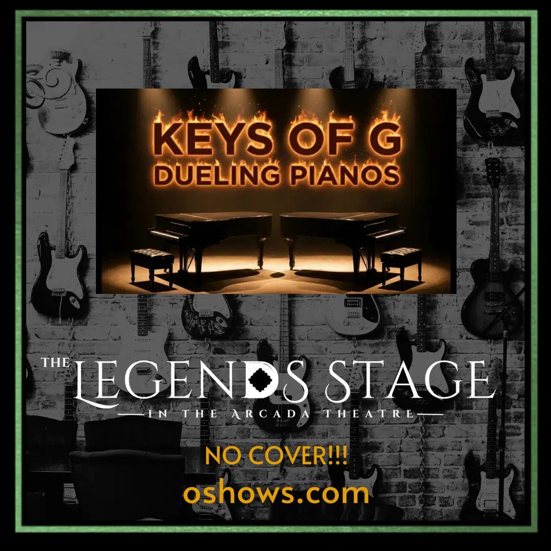 Legends Stage at the Arcada Theatre: Dueling Pianos with Keys of G