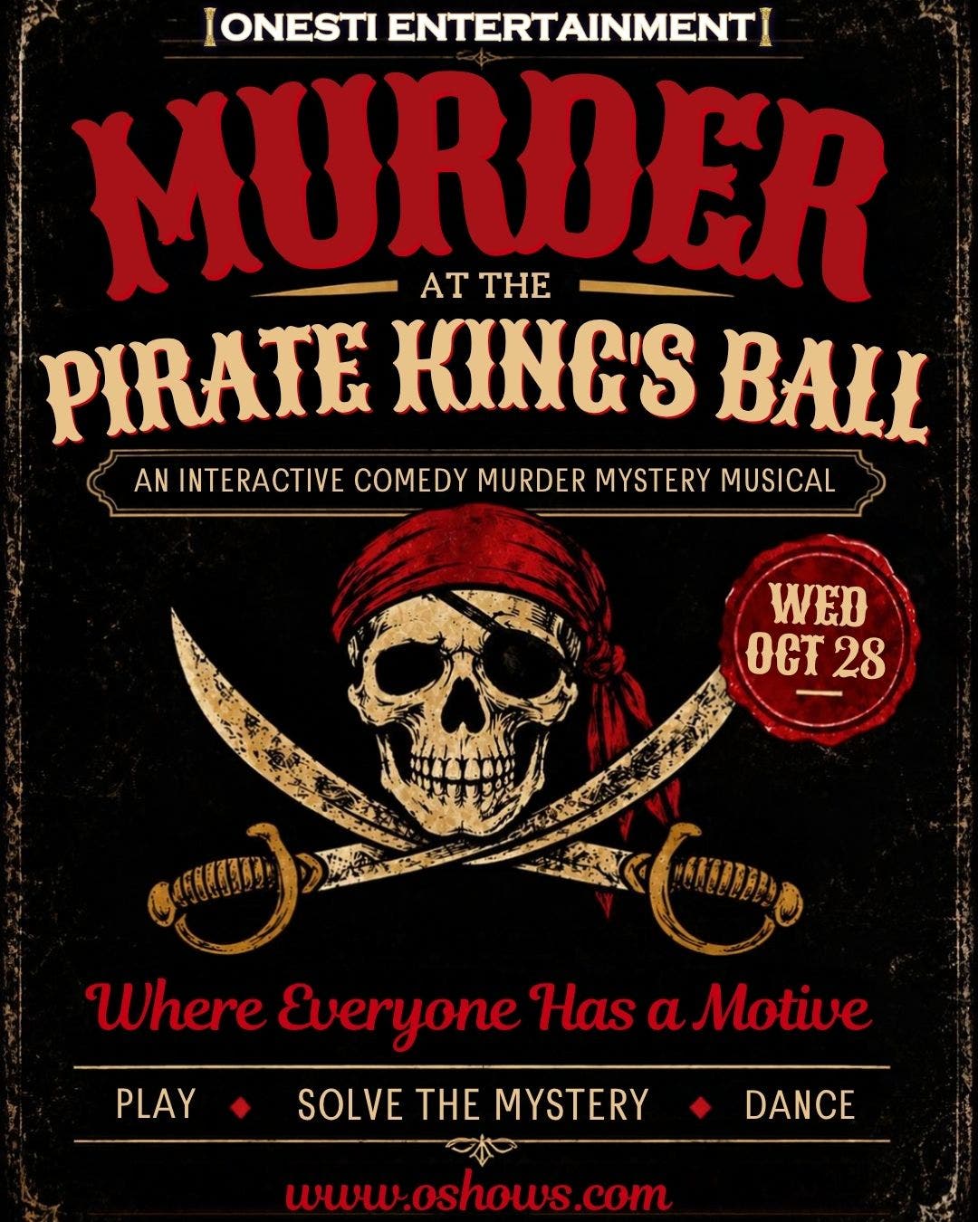 Murder At The Pirate King's Ball