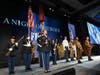 US and Israeli soldiers together onstage at the 2019 FIDF National Gala in NY.