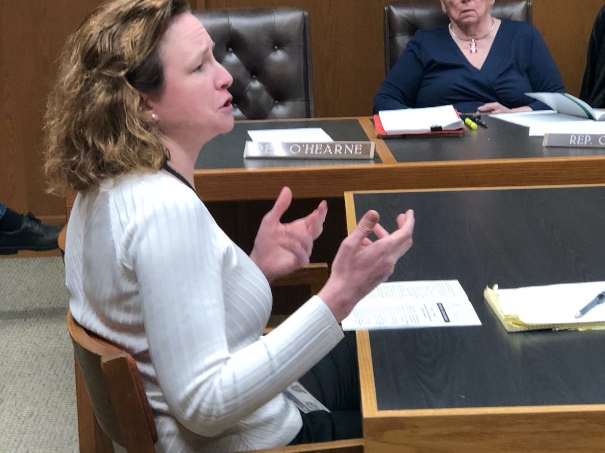 Diana Fenton, an attorney with the New Hampshire Department of Education, testified Jan. 30 on legislation making it illegal for a teacher to have sex with a student regardless of age.