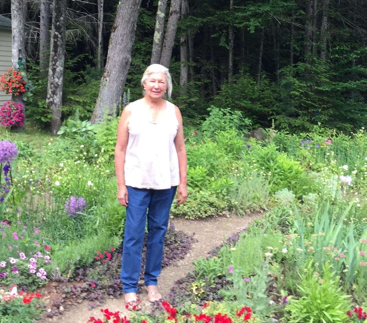 Carol Stanigar of Lebanon voted for the first time Tuesday in her 77 3/4 years.