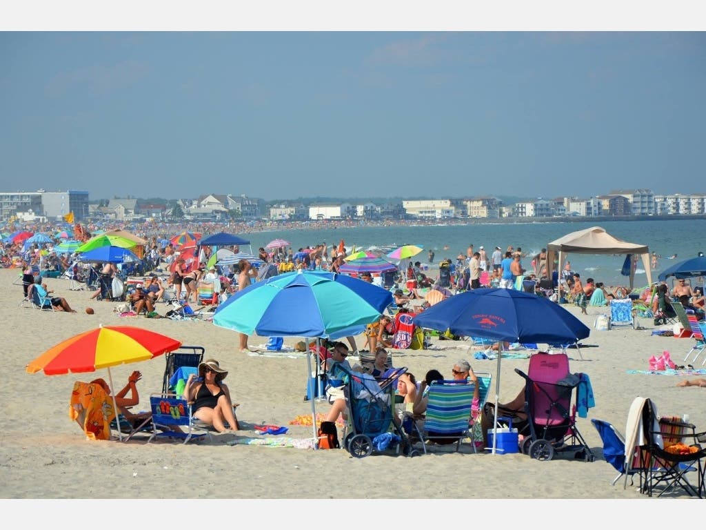 Pre-COVID-19 photo of Hampton Beach.