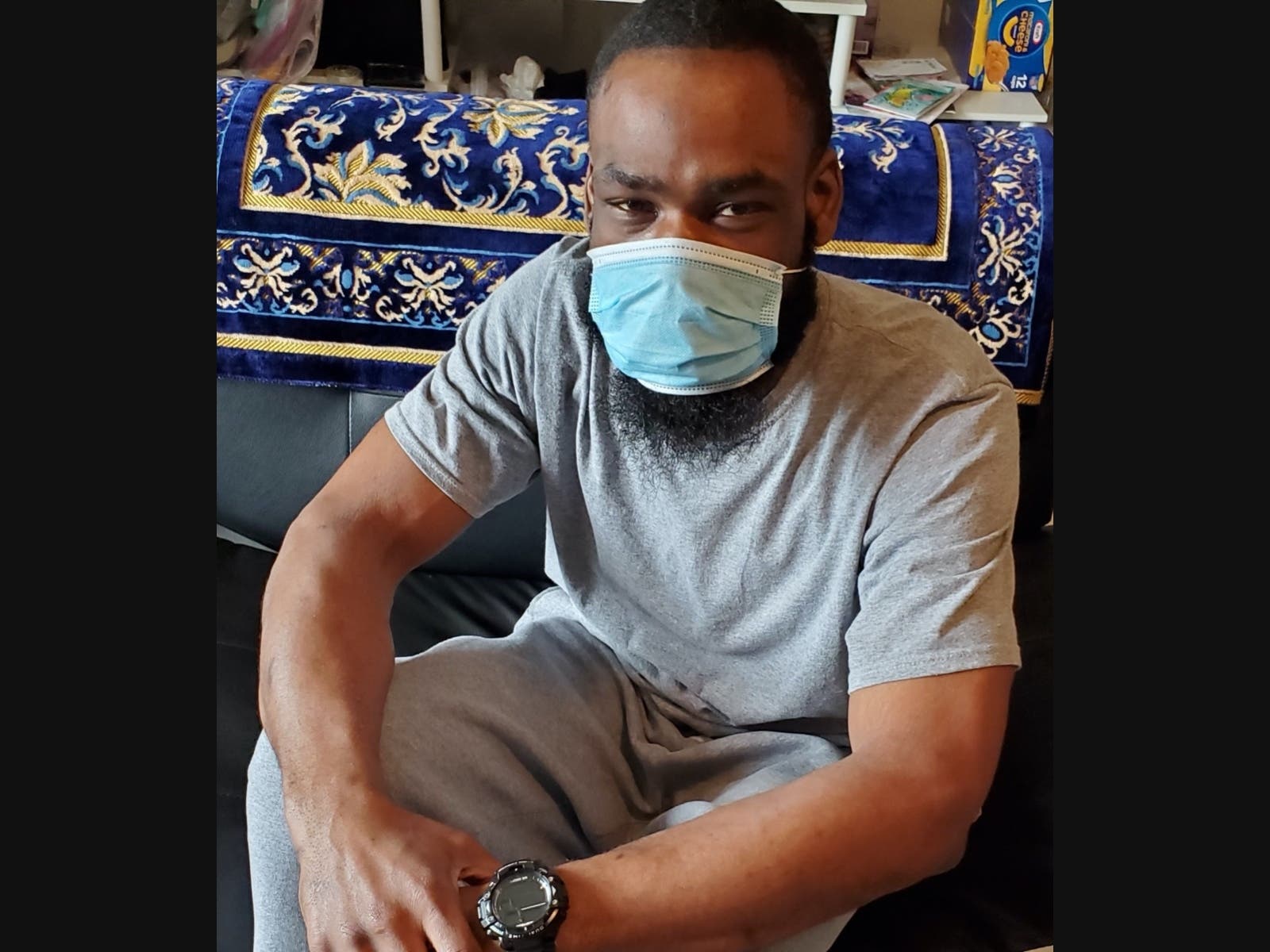 Dannis Hackney said he was moved from a federal halfway house in Manchester to his sister's home in Vermont Sunday not knowing his test for COVID-19 was positive for several days.