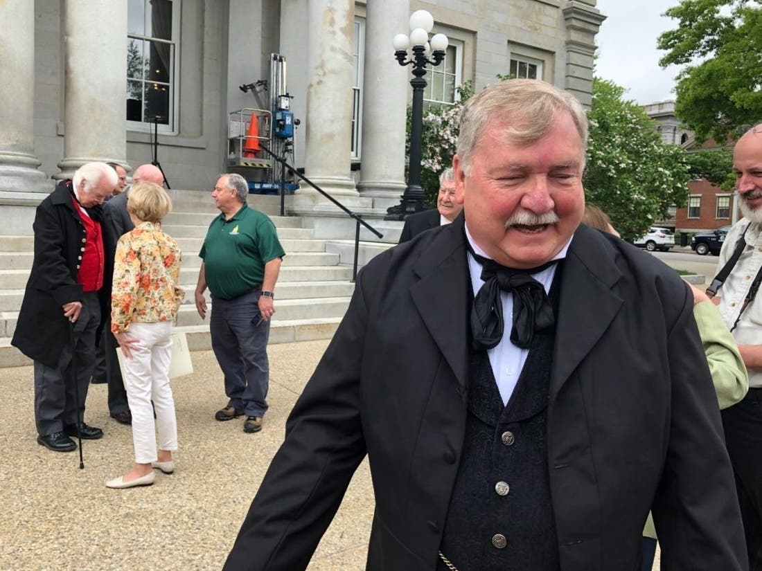 House Speaker Steve Shurtleff is pictured at the June 2, 2019 Bicentennial Celebration at the State House in Concord.