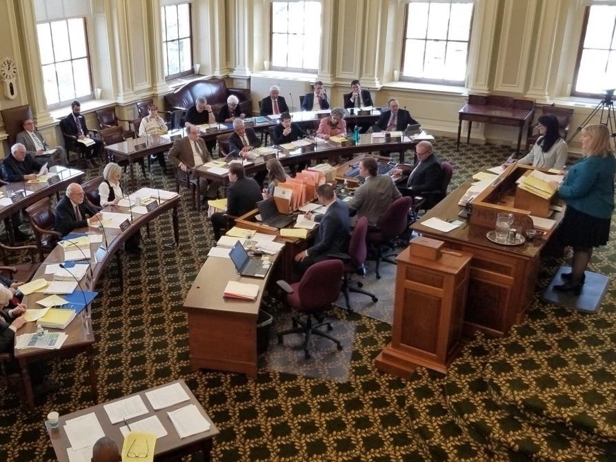 The New Hampshire State Senate is pictured in this file photo.