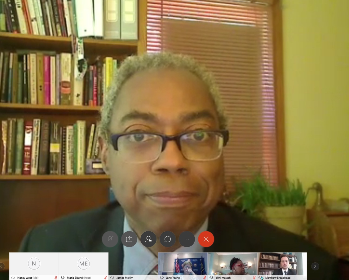 James McKim heads the Manchester NAACP and he serves on the Governor's Commission on Law Enforcement Accountability, Community and Transparency.