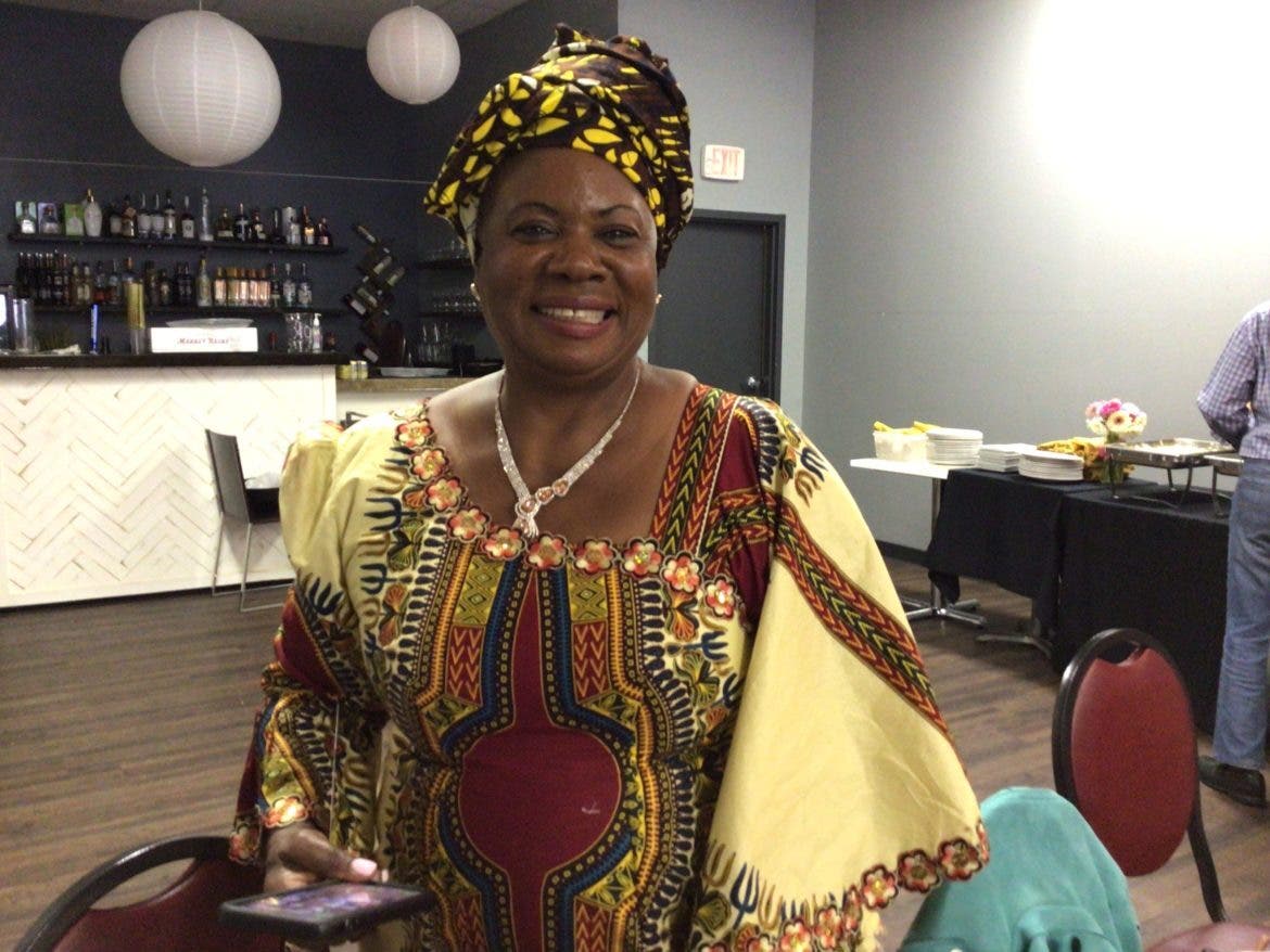 Mary Georges of Manchester was born in the Democratic Republic of Congo. 