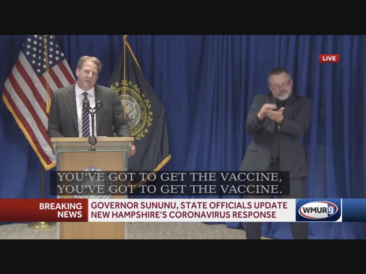 Governor Sununu is urging Granite Staters to get vaccinated as the state braces for a potential fall COVID-19 surge.