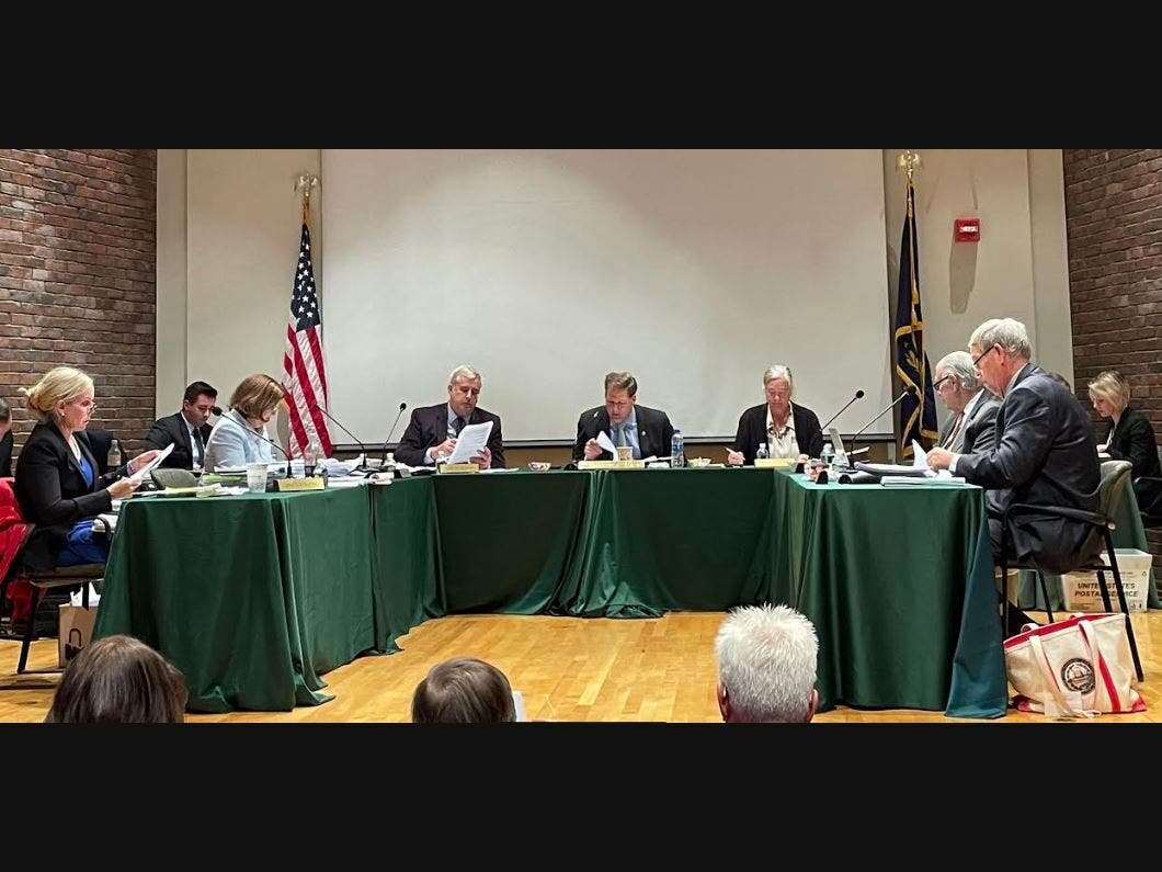 Gov. Chris Sununu and members of the Executive Council met Wednesday at the Department of Environmental Services in Concord.