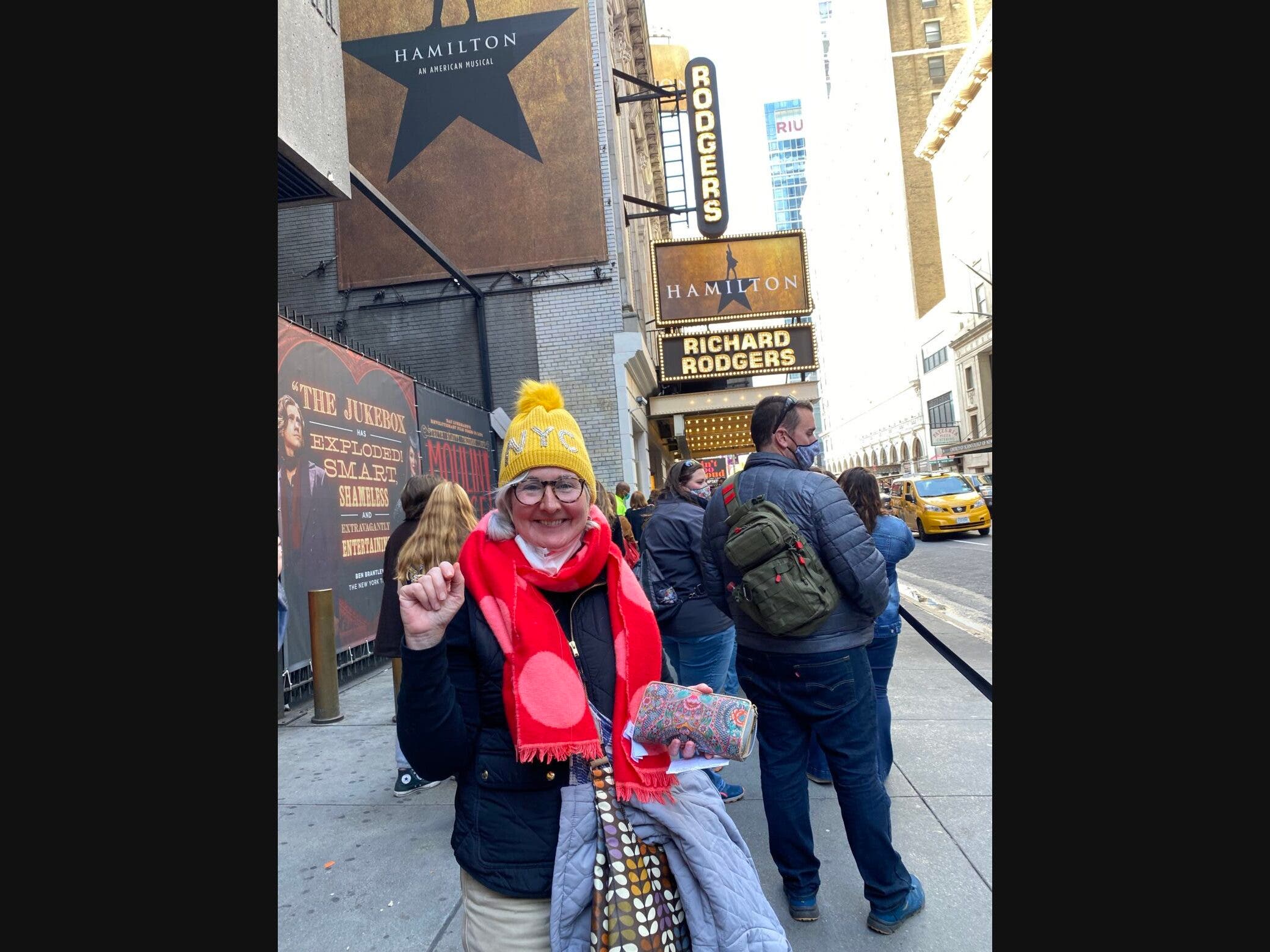 Last minute deal netted great seats to "Hamilton."