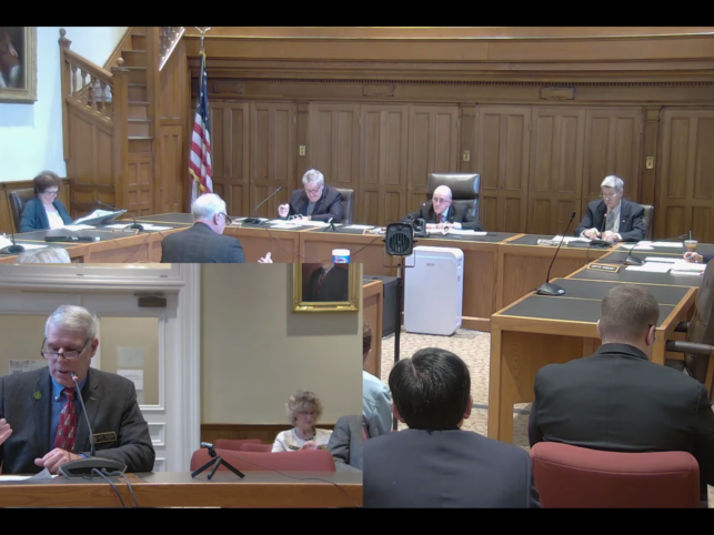 Senate Ways and Means Committee meeting Wednesday.