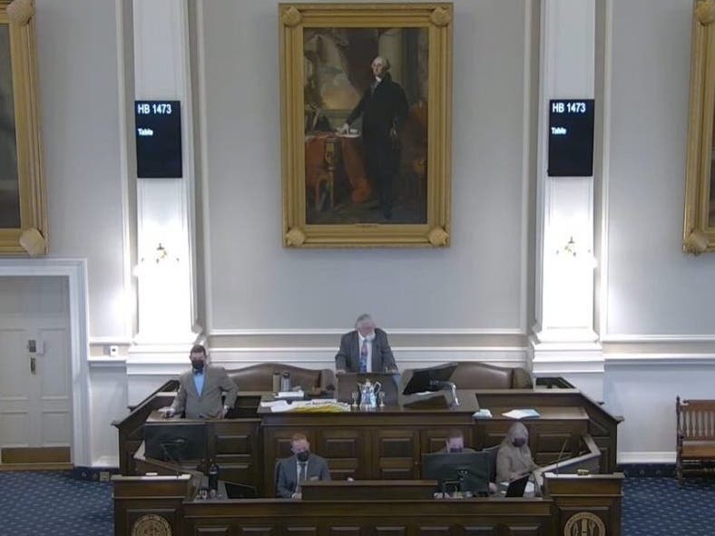House Speaker Sherman Packard is pictured Thursday at the House session in Representatives Hall.