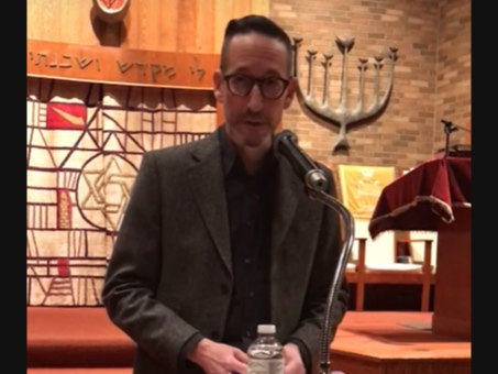 Author Michael Davidow spoke about his latest novel and Jewish history in Manchester last December.