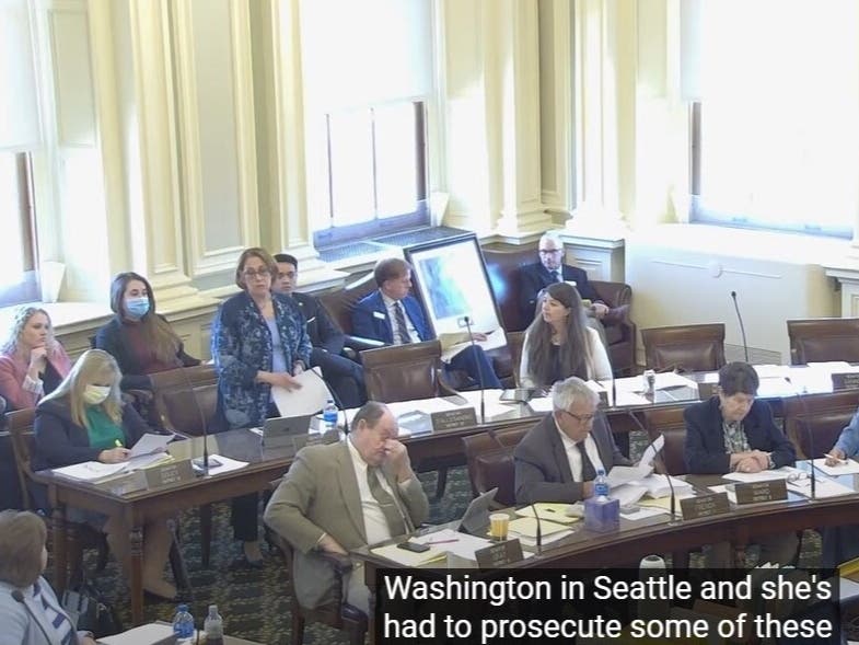 Senate session is pictured Thursday.