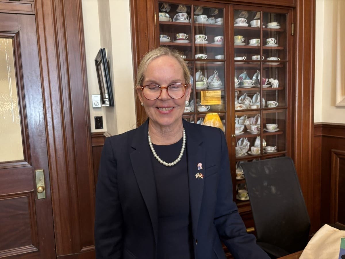 Executive Councilor Janet Stevens, R-Rye, is pictured in her office at the State House before the Executive Council meeting Wednesday.