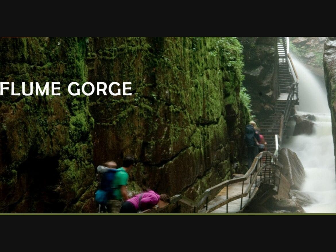 Flume Gorge from NH State Parks website