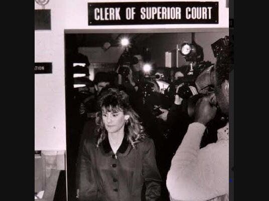 Pam Smart is pictured during her trial in 1991.