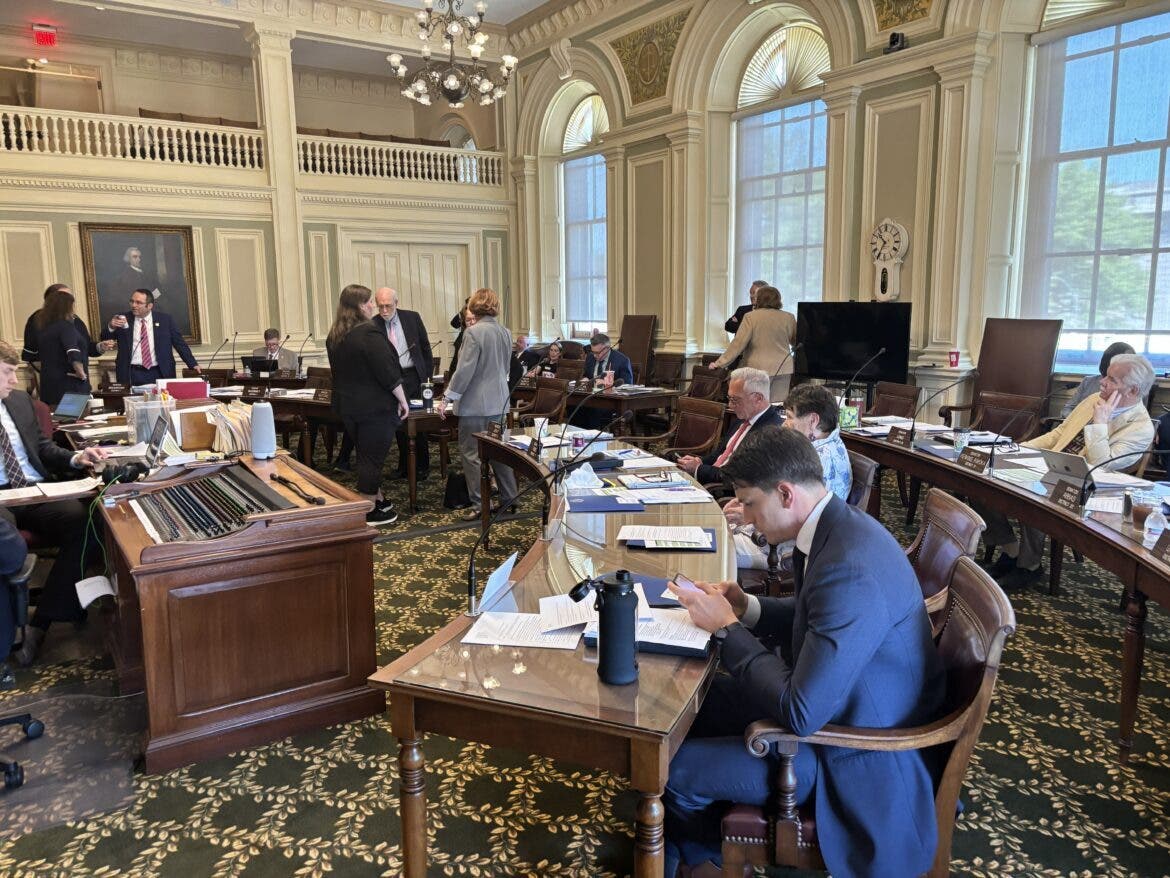 The NH Senate met Thursday for its final session at the State House.
